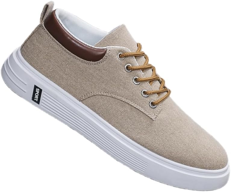 Мужские спортивные туфли, повседневные высокие кроссовки на шнуровке, с толстой подошвой, верхом из дышащей ткани, круглым носком и удобным стилем обуви, подходящей для ношения в любое время года Hoalox, хаки
Мужские спортивные туфли, повседневные высокие кроссовки на шнуровке, с толстой подошвой, верхом из дышащей ткани, круглым носком и удобным стилем обуви, подходящей для ношения в любое время года Hoalox, хаки