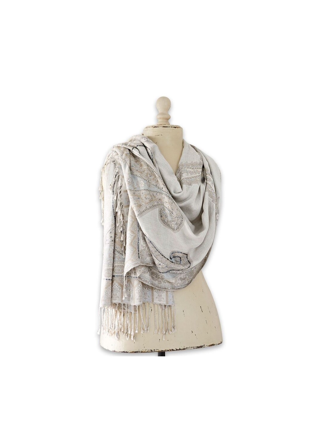 Шарф Мойра серый/лен Loberon, цвет Grau Leinen
Шарф Мойра серый/лен Loberon, цвет Grau Leinen