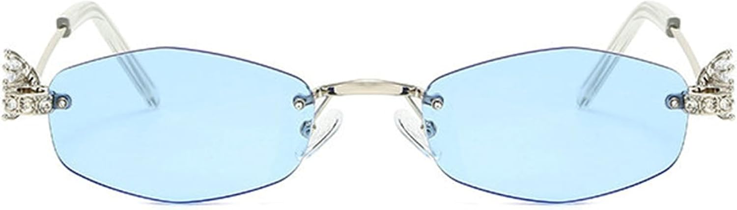 Женские солнцезащитные очки Helena Fashion без оправы с ромбовидным рисунком, украшенные стразами, металлические, для вечеринок и отдыха на природе, мужские очки с защитой от УФ-излучения UV400, C2
Женские солнцезащитные очки Helena Fashion без оправы с ромбовидным рисунком, украшенные стразами, металлические, для вечеринок и отдыха на природе, мужские очки с защитой от УФ-излучения UV400, C2