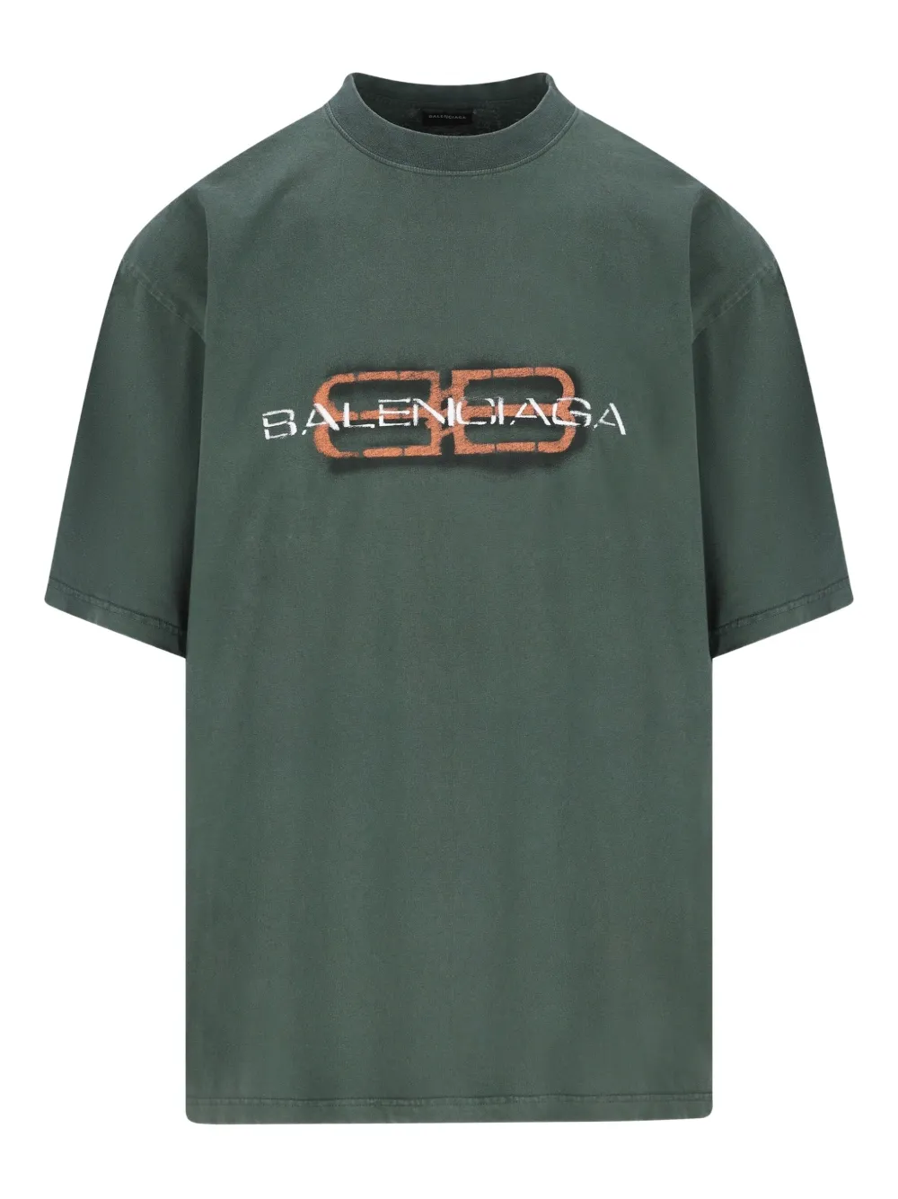 Футболка с логотипом Balenciaga, зеленый
Футболка с логотипом Balenciaga, зеленый