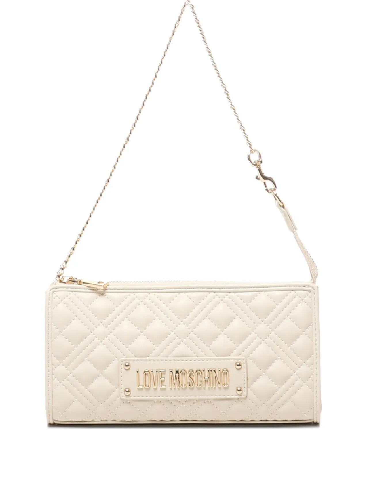Стеганая сумка через плечо Love Moschino с цепочкой, белый
Стеганая сумка через плечо Love Moschino с цепочкой, белый