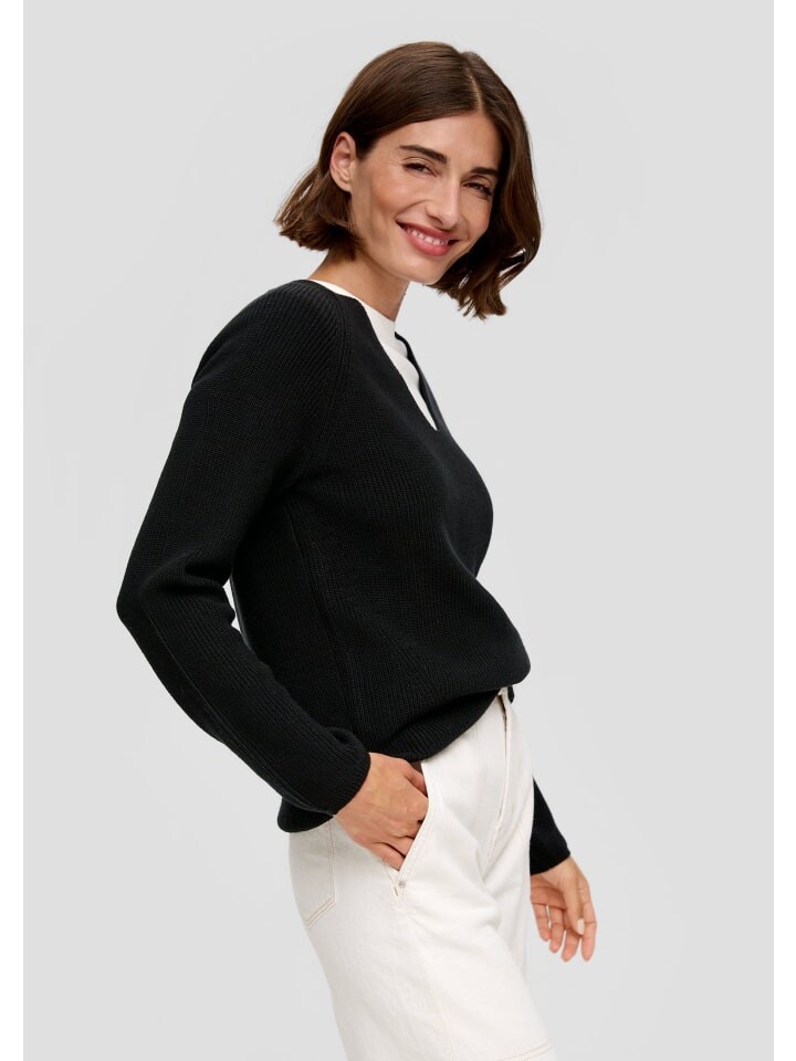 Пуловер sOliver Strick langarm, черный
Пуловер sOliver Strick langarm, черный