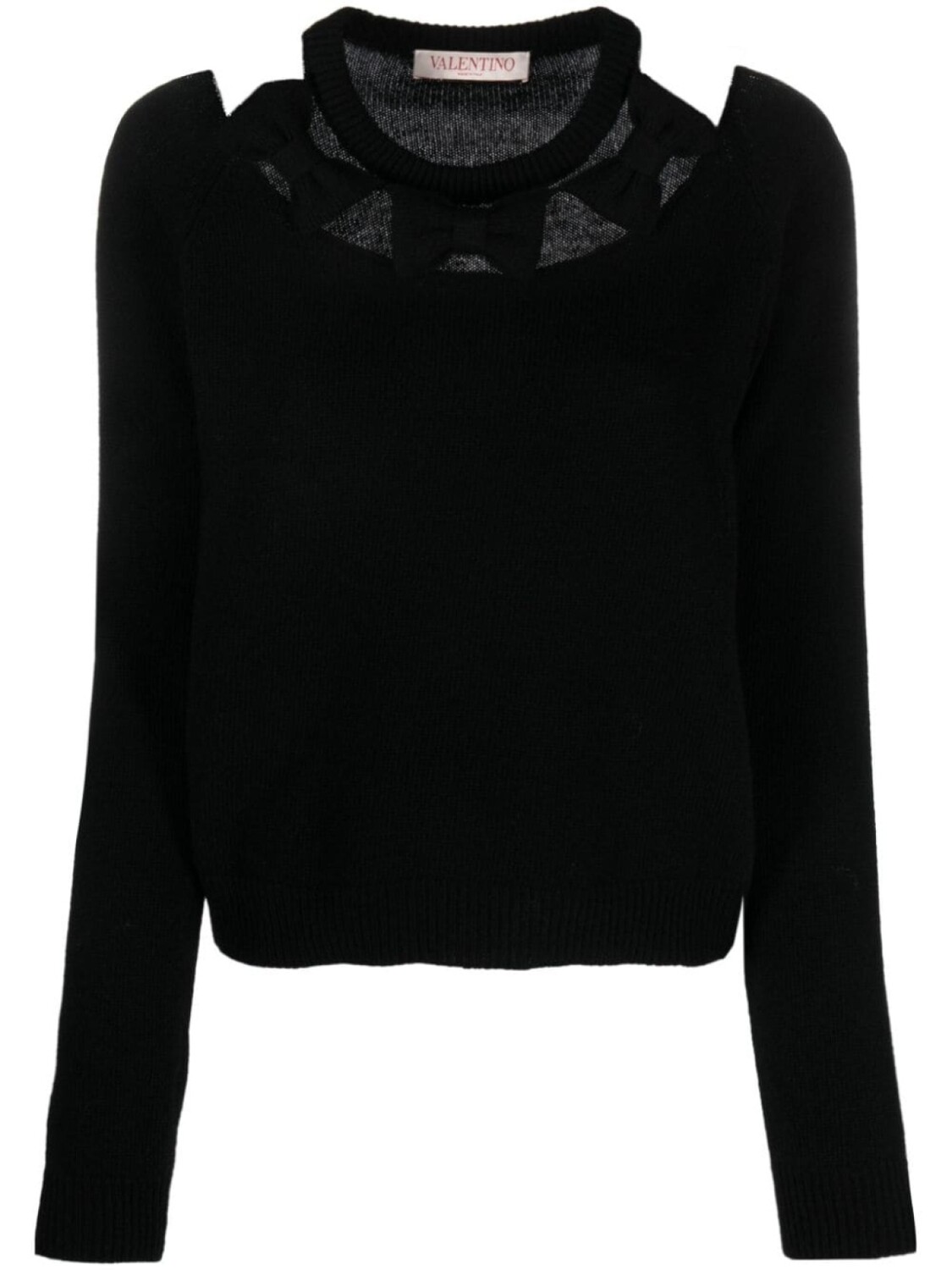 Valentino Garavani джемпер из вирджинской шерсти, черный 
Valentino Garavani джемпер из вирджинской шерсти, черный