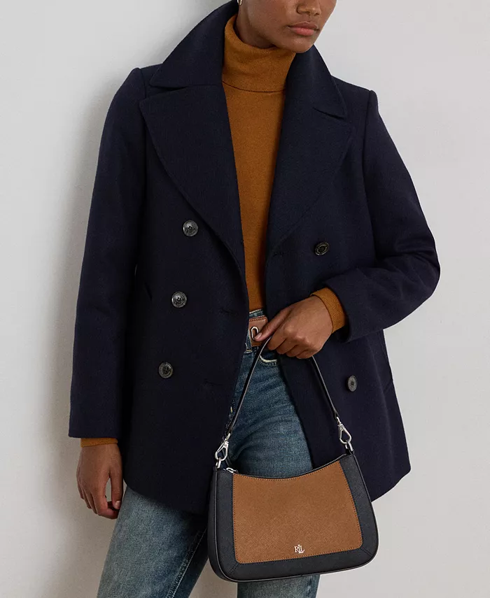 Двухцветная кожаная маленькая сумка Danni Lauren Ralph Lauren, коричневый
Двухцветная кожаная маленькая сумка Danni Lauren Ralph Lauren, коричневый