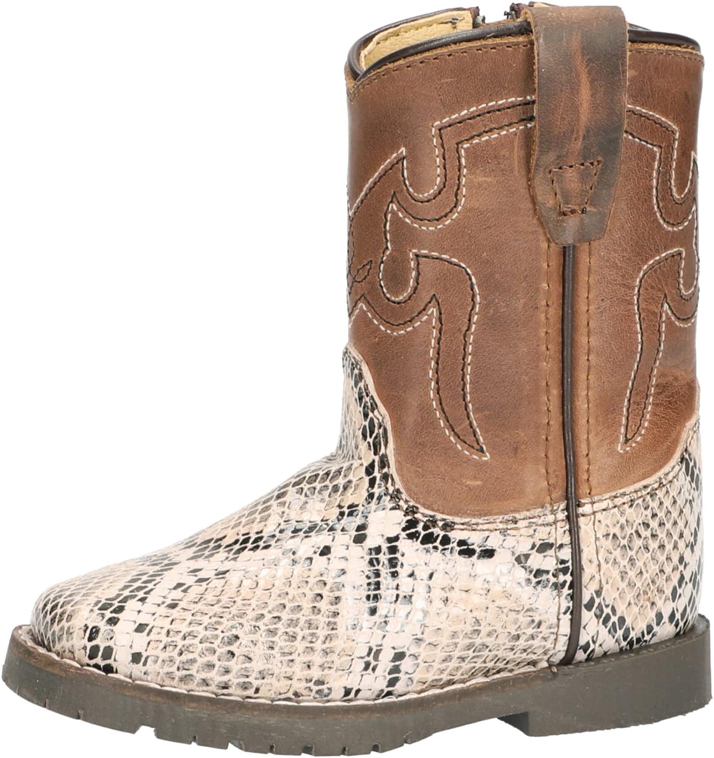 Мужские западные кожаные сапоги Smoky Mountain Boots Autry, белый/коричневый
Мужские западные кожаные сапоги Smoky Mountain Boots Autry, белый/коричневый