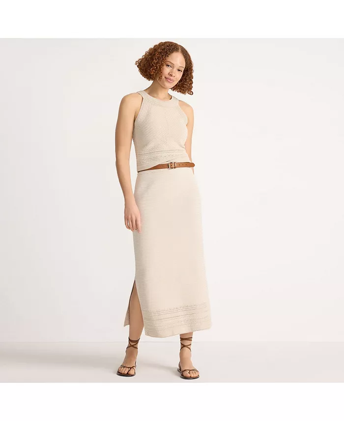 Комплект из свитера с бретелькой через шею и макси-юбки Lands' End, красный
Комплект из свитера с бретелькой через шею и макси-юбки Lands' End, красный