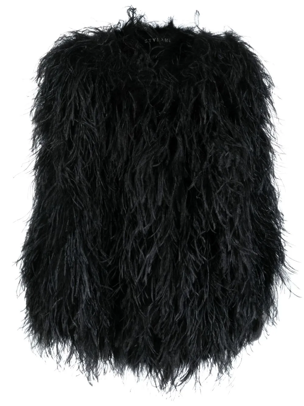 Куртка оверсайз с перьями STYLAND, черный
Куртка оверсайз с перьями STYLAND, черный