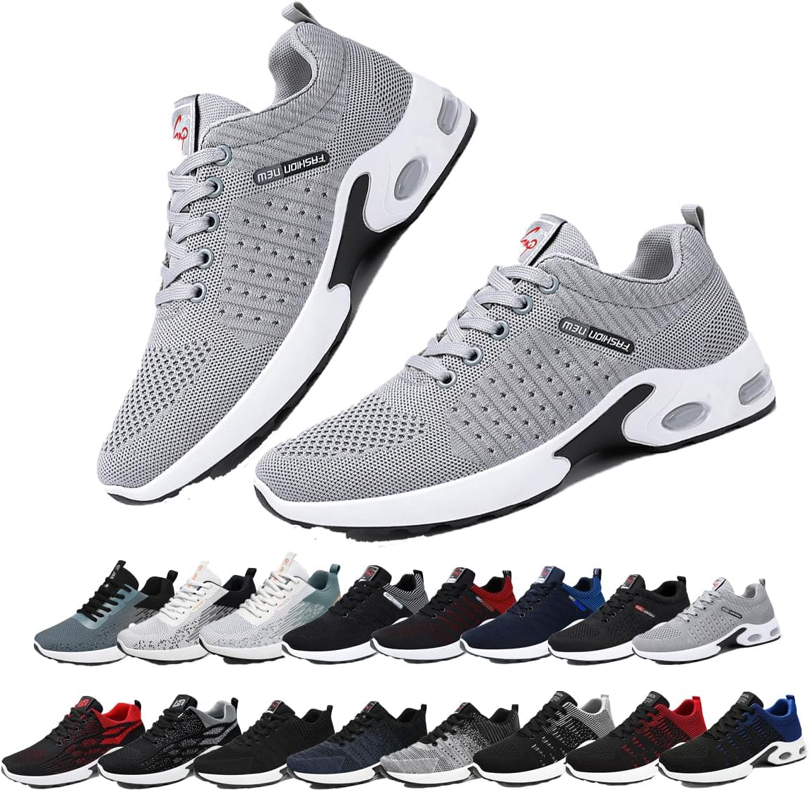 Мужские кроссовки Air с амортизацией для бега, белые с сеткой, ортопедические кроссовки, противоскользящие для активного отдыха на улице Generic
Мужские кроссовки Air с амортизацией для бега, белые с сеткой, ортопедические кроссовки, противоскользящие для активного отдыха на улице Generic