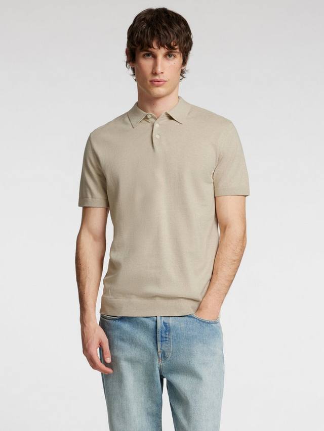 Хлопковая поло с коротким рукавом Regular Fit Selected, Beige Melange
Хлопковая поло с коротким рукавом Regular Fit Selected, Beige Melange