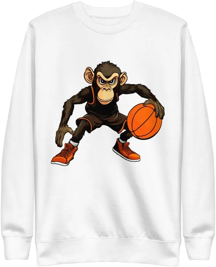 Свитер Premium с баскетбольной обезьяной
Свитер Premium с баскетбольной обезьяной