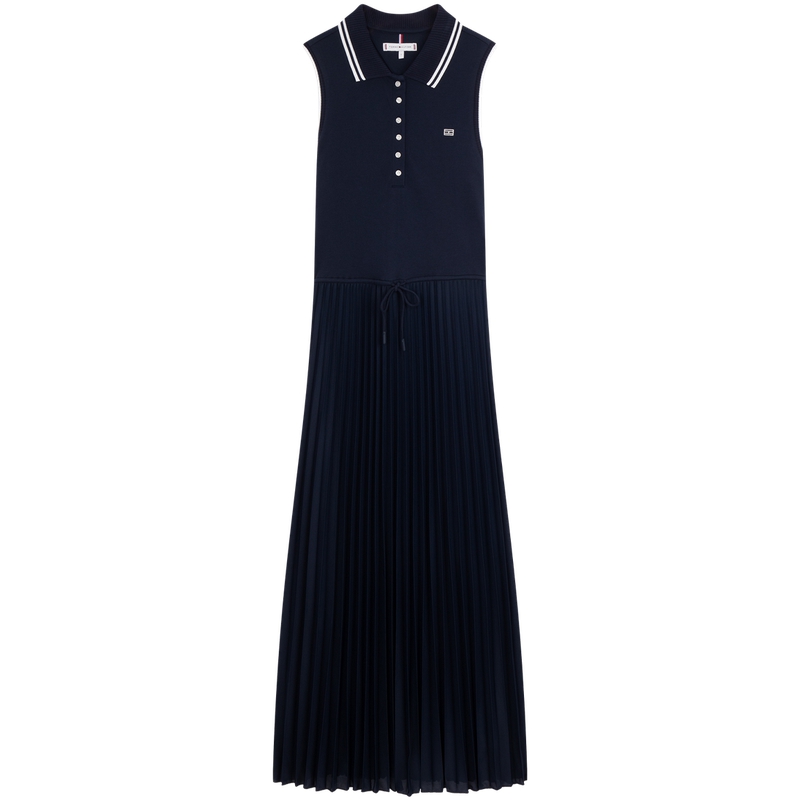 Плиссированное платье миди Tommy Hilfiger, синий
Плиссированное платье миди Tommy Hilfiger, синий