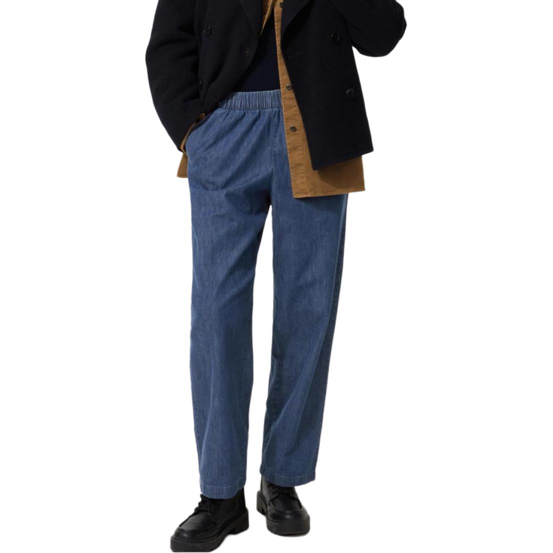 UNIQLO Джинсы Women's Sea Blue Moderate Straight Fit
UNIQLO Джинсы Women's Sea Blue Moderate Straight Fit