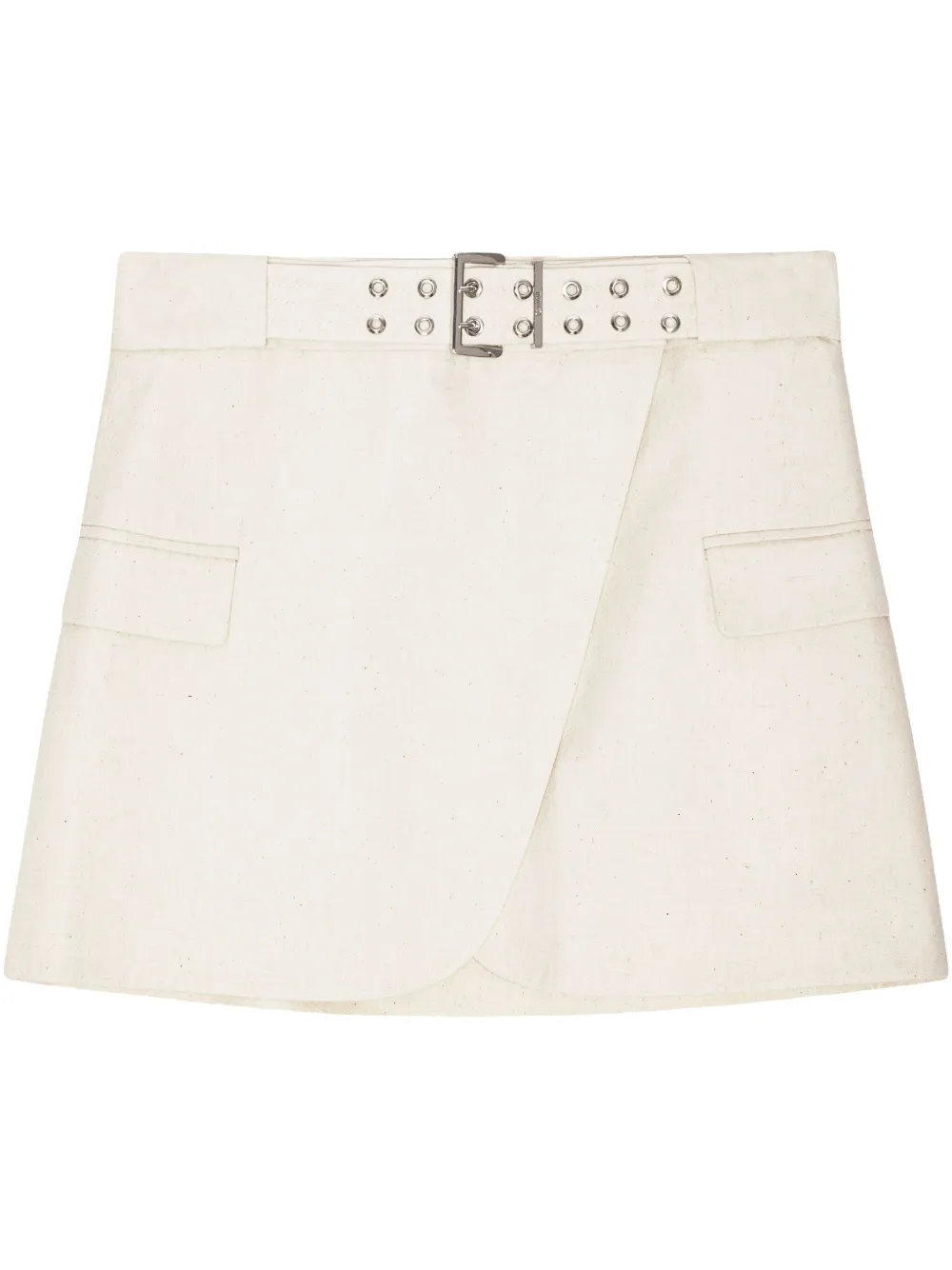 Юбка мини с поясом GANNI, нейтральный
Юбка мини с поясом GANNI, нейтральный