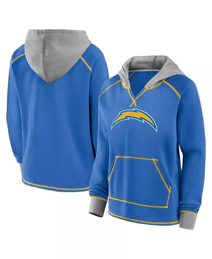 Женский флисовый пуловер Los Angeles Chargers Boom цвета Powder Blue с капюшоном и V-образным вырезом Logo Athletic
Женский флисовый пуловер Los Angeles Chargers Boom цвета Powder Blue с капюшоном и V-образным вырезом Logo Athletic