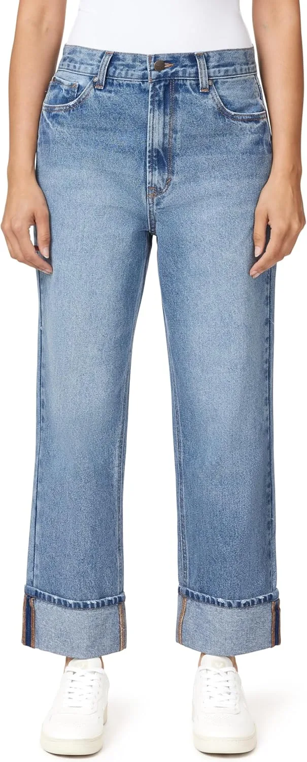 Джинсы kensie для женщин The Willa, высокая посадка, прямой крой, манжеты, длина по внутреннему шву 27 дюймов
Джинсы kensie для женщин The Willa, высокая посадка, прямой крой, манжеты, длина по внутреннему шву 27 дюймов