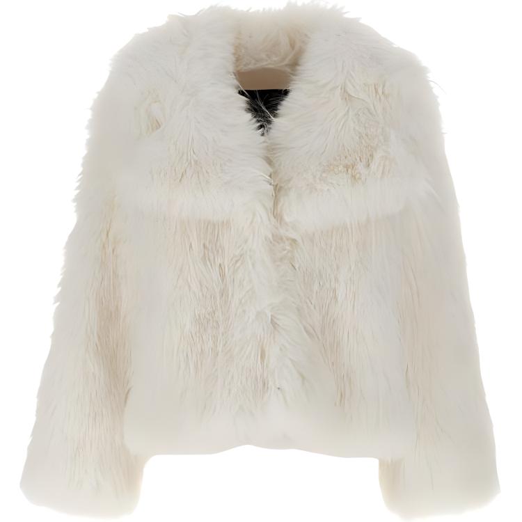 PINKO Новоро Искусственная меховая куртка, White
PINKO Новоро Искусственная меховая куртка, White