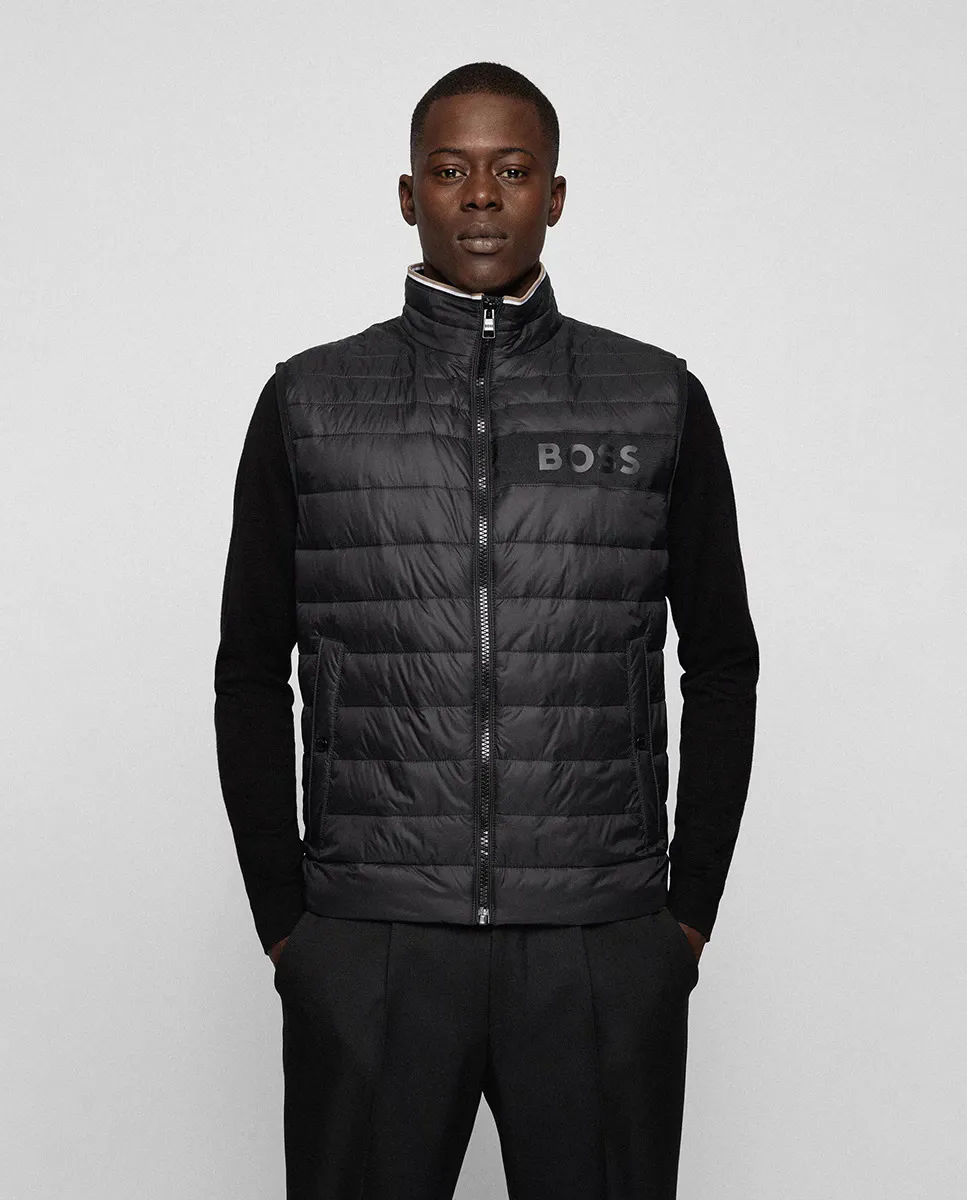 Мужской утепленный водоотталкивающий жилет Boss, черный
Мужской утепленный водоотталкивающий жилет Boss, черный