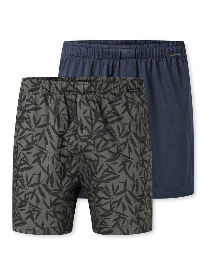 Боксеры Schiesser, синий/зеленый
Боксеры Schiesser, синий/зеленый