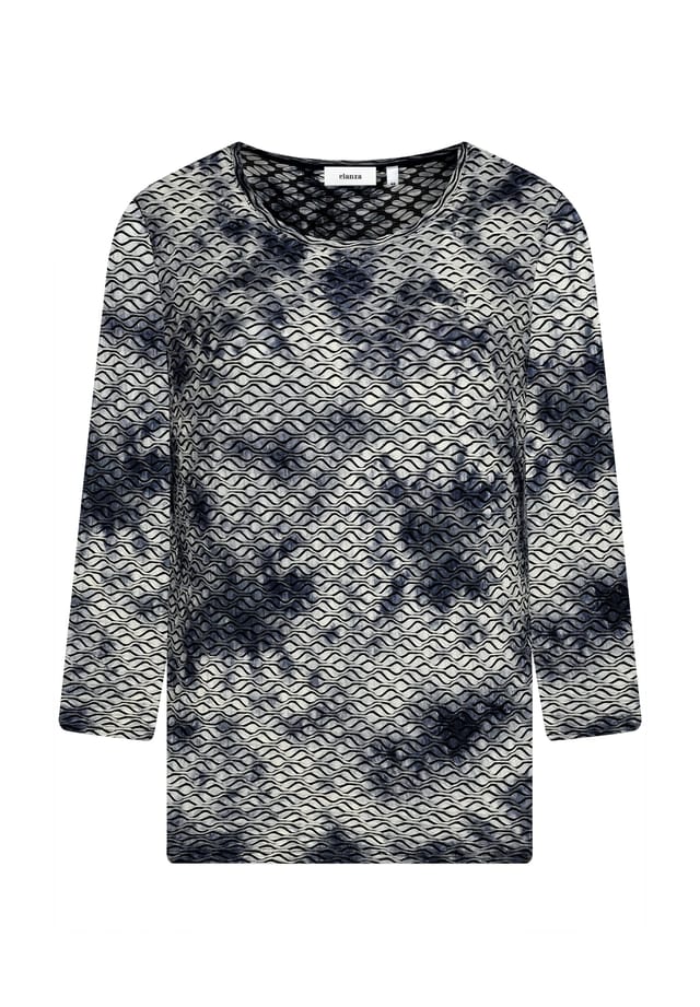 Рубашка из жаккардового трикотажа с принтом батик синего цвета Elanza, синий
Рубашка из жаккардового трикотажа с принтом батик синего цвета Elanza, синий