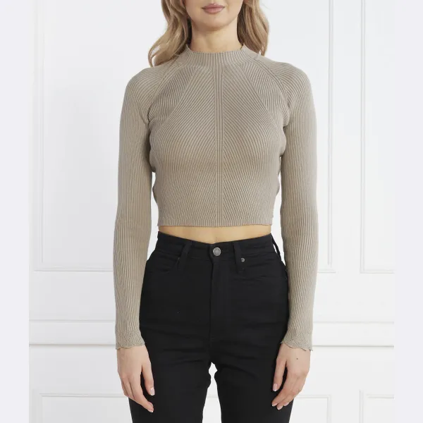 Укороченный свитер Guess, серый
Укороченный свитер Guess, серый