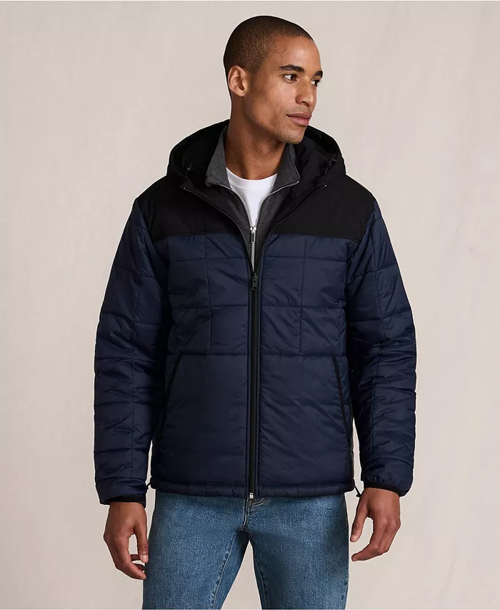 Мужская водонепроницаемая двусторонняя куртка с капюшоном Lands' End, синий
Мужская водонепроницаемая двусторонняя куртка с капюшоном Lands' End, синий