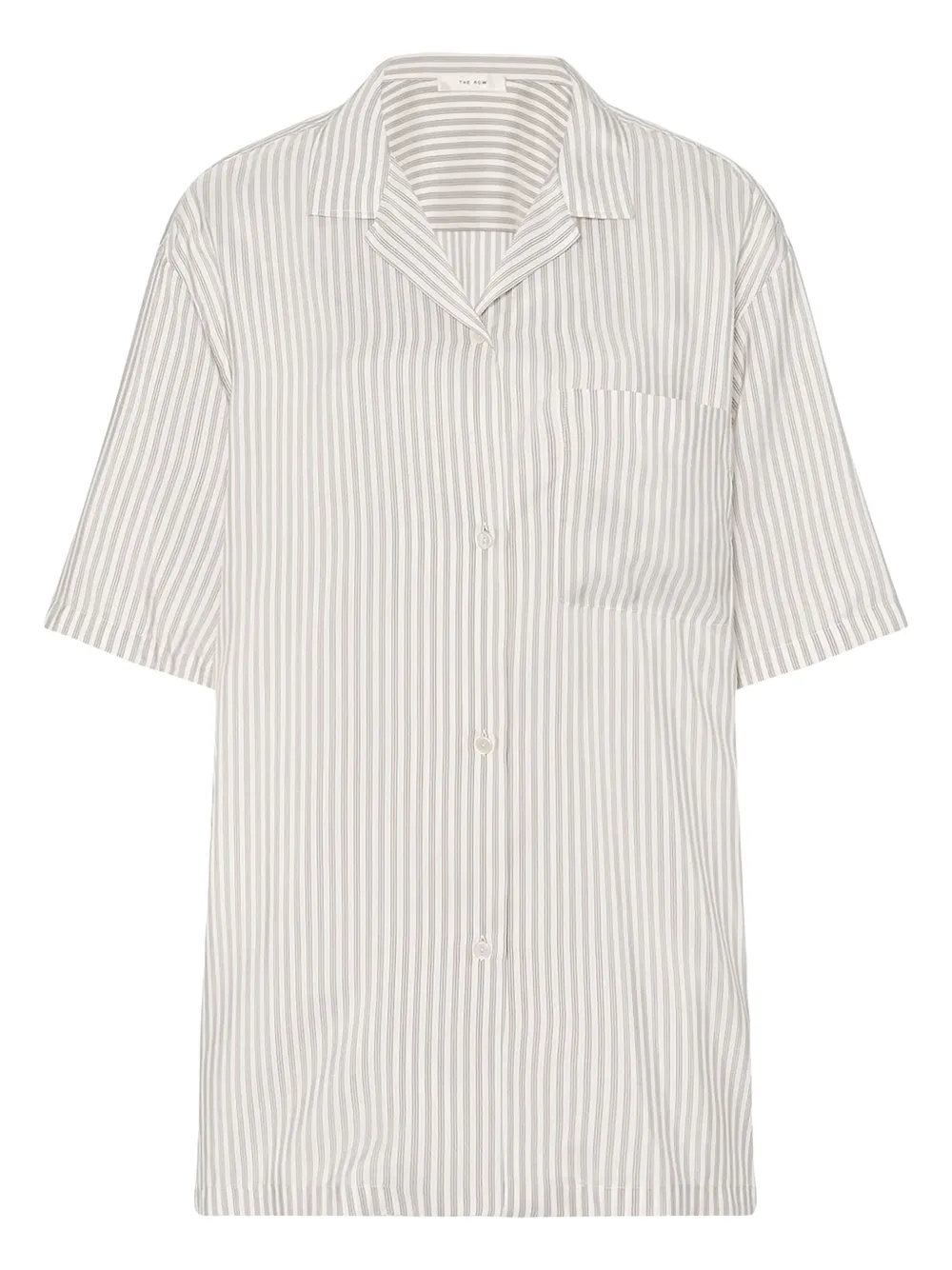 Полосатая рубашка с короткими рукавами THE ROW, белый
Полосатая рубашка с короткими рукавами THE ROW, белый