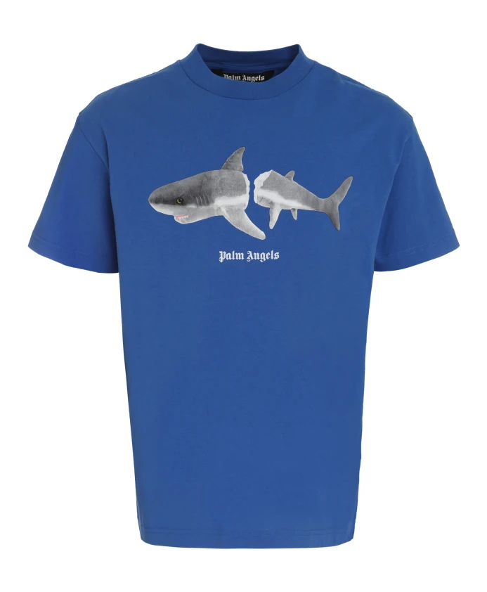 Футболка с изображением акулы Palm Angels, синий
Футболка с изображением акулы Palm Angels, синий
