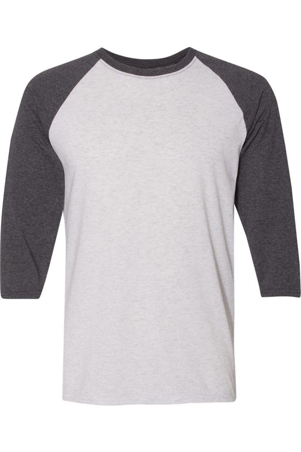 Бейсбольная футболка JERZEES Triblend с рукавами реглан и тремя четвертями, цвет white heather/ black heather
Бейсбольная футболка JERZEES Triblend с рукавами реглан и тремя четвертями, цвет white heather/ black heather