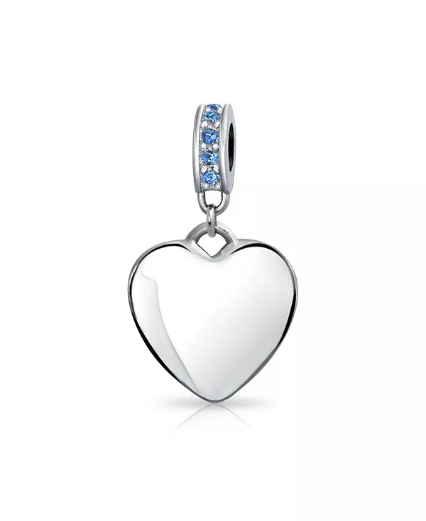 Подвеска-Шарм в форме сердца с кристаллами, из стерлингового серебра Bling Jewelry, blue
Подвеска-Шарм в форме сердца с кристаллами, из стерлингового серебра Bling Jewelry, blue