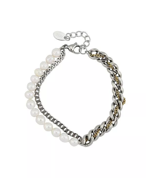 Браслет из жемчуга и цепочки Nour Rebl Jewelry, silver
Браслет из жемчуга и цепочки Nour Rebl Jewelry, silver