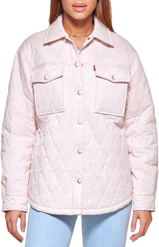 Женская куртка-рубашка Levi's стеганая с узором, персиковый
Женская куртка-рубашка Levi's стеганая с узором, персиковый