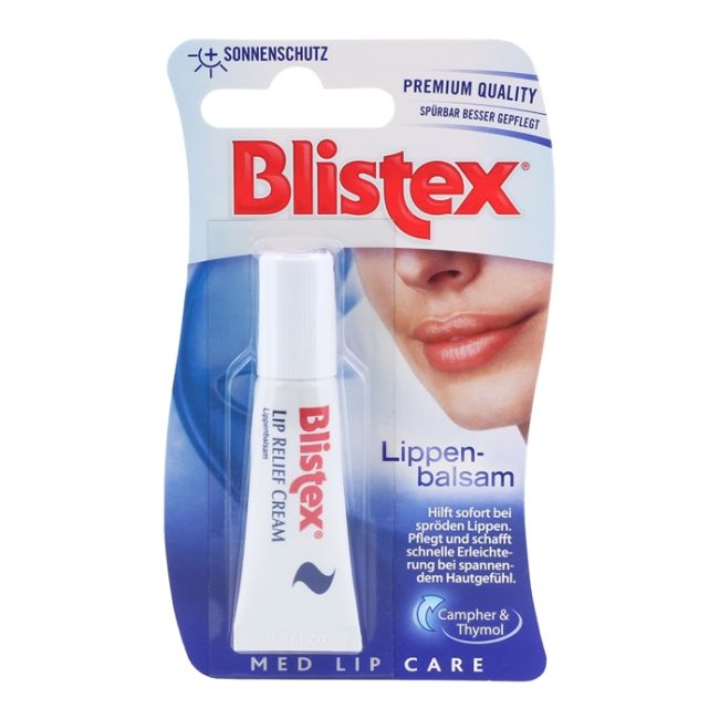 Крем-Бальзам для губ Lip Relief Blistex, 6 мл
Крем-Бальзам для губ Lip Relief Blistex, 6 мл