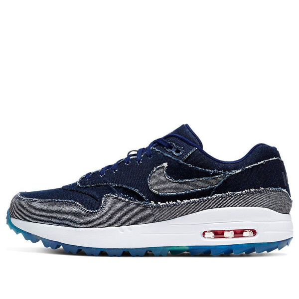 Кроссовки air max 1 golf nrg 'no denim allowed' Nike, синий
Кроссовки air max 1 golf nrg 'no denim allowed' Nike, синий