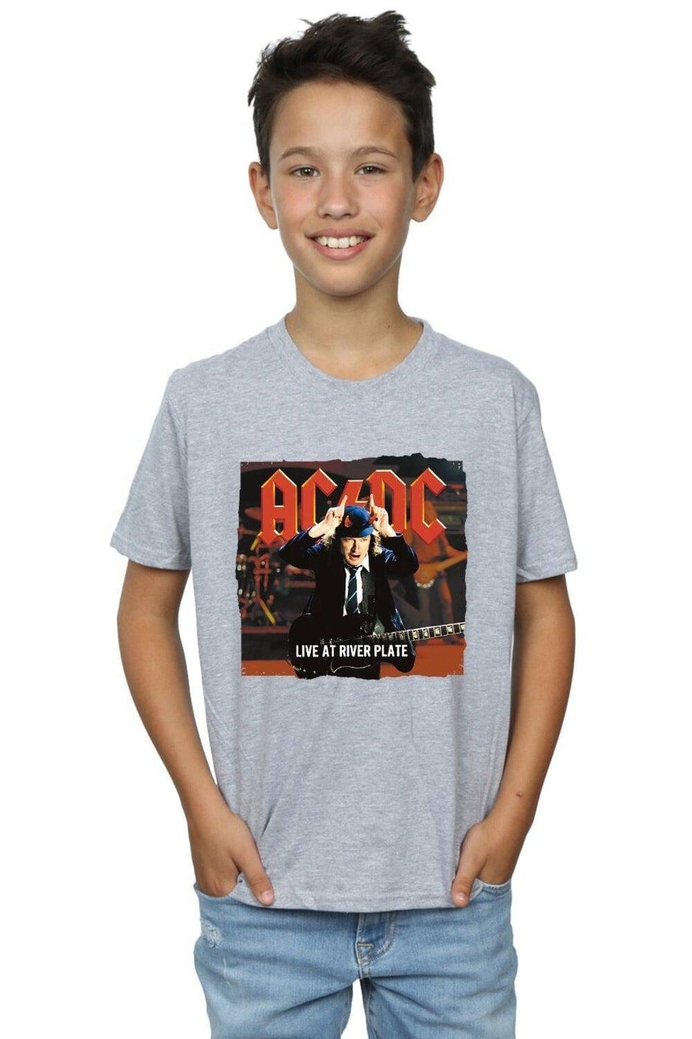 Футболка Live At River Plate Columbia Records AC/DC, серый
Футболка Live At River Plate Columbia Records AC/DC, серый