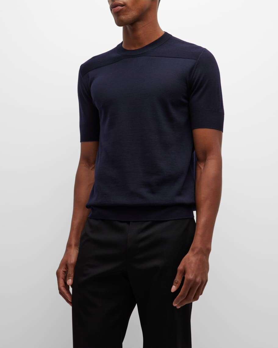 Мужская футболка из натуральной шерсти с круглым вырезом Jil Sander, Черный, Мужская футболка из натуральной шерсти с круглым вырезом Jil Sander
Мужская футболка из натуральной шерсти с круглым вырезом Jil Sander, Черный, Мужская футболка из натуральной шерсти с круглым вырезом Jil Sander