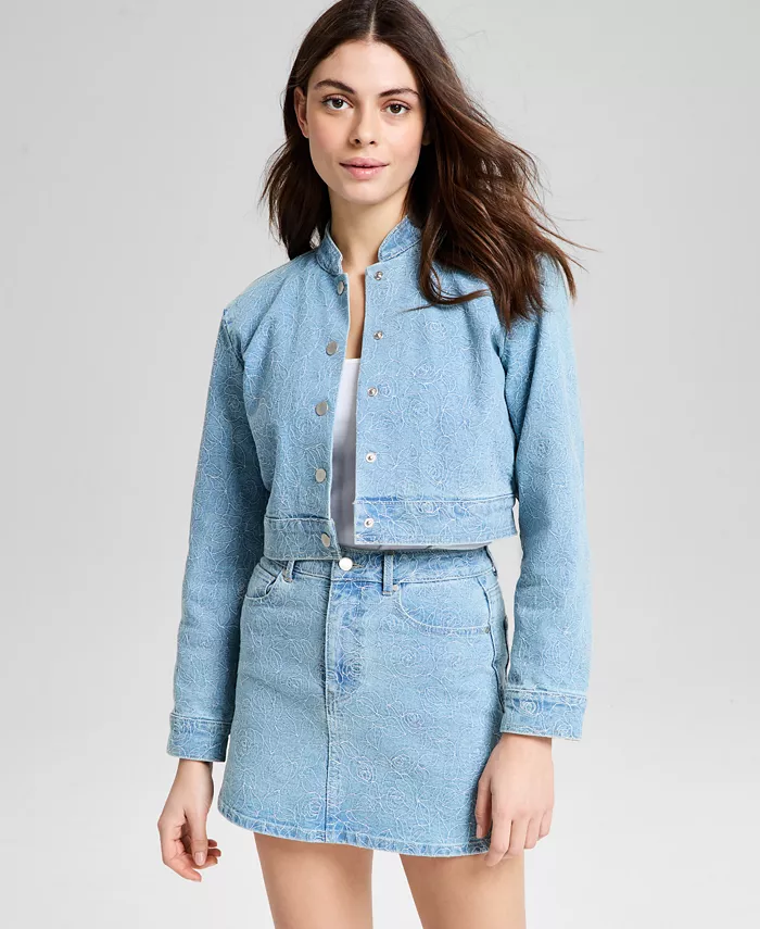 Женская джинсовая куртка с цветочной вышивкой And Now This, синий
Женская джинсовая куртка с цветочной вышивкой And Now This, синий