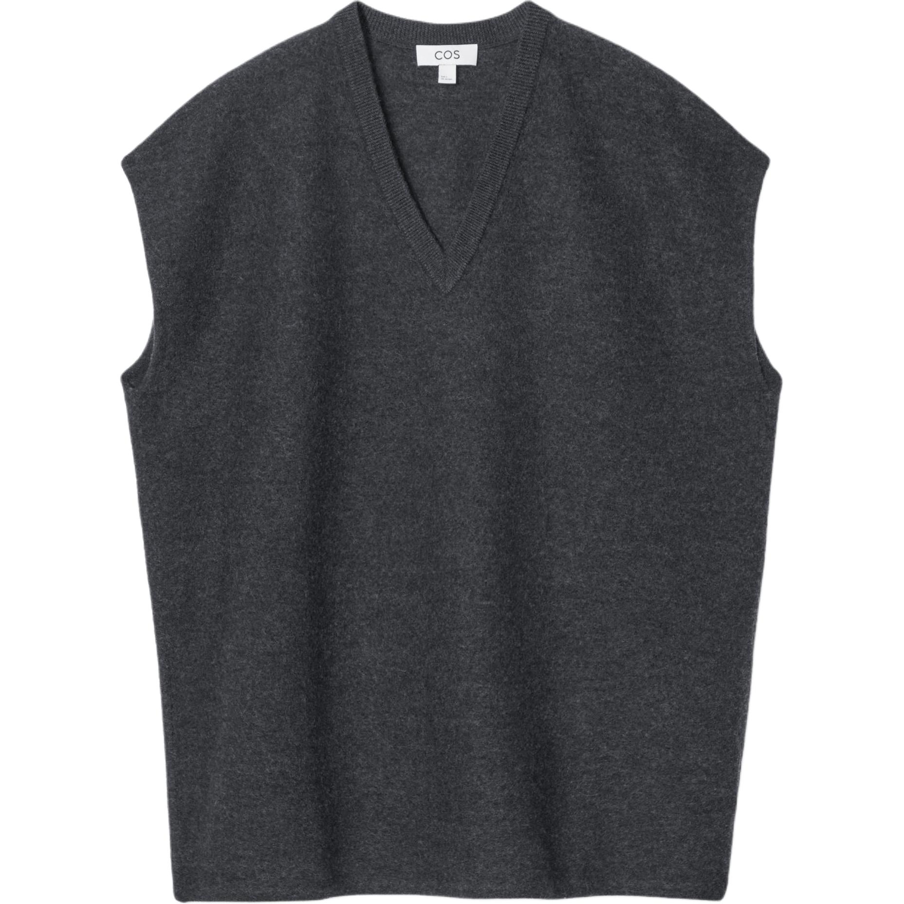 Футболка-майка женская черно-серая COS
Футболка-майка женская черно-серая COS