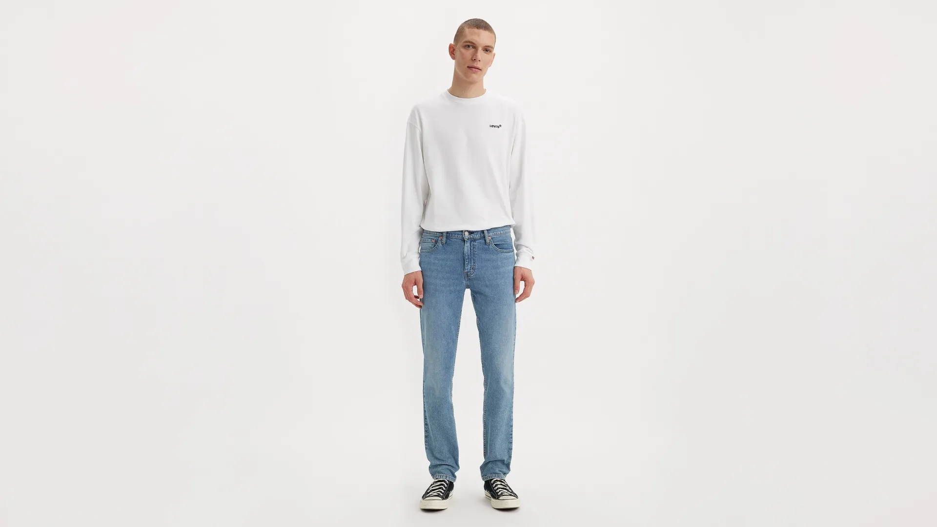 Мужские джинсы узкого кроя 511 Levi's, цвет Remain Calm - Medium Wash - Stretch
Мужские джинсы узкого кроя 511 Levi's, цвет Remain Calm - Medium Wash - Stretch