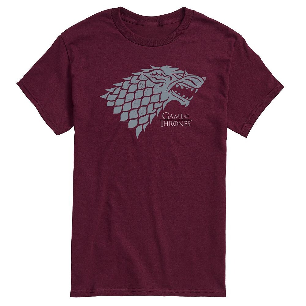 Мужская футболка с рисунком «Игра престолов» Stark Wolf Head Licensed Character, цвет Maroon
Мужская футболка с рисунком «Игра престолов» Stark Wolf Head Licensed Character, цвет Maroon