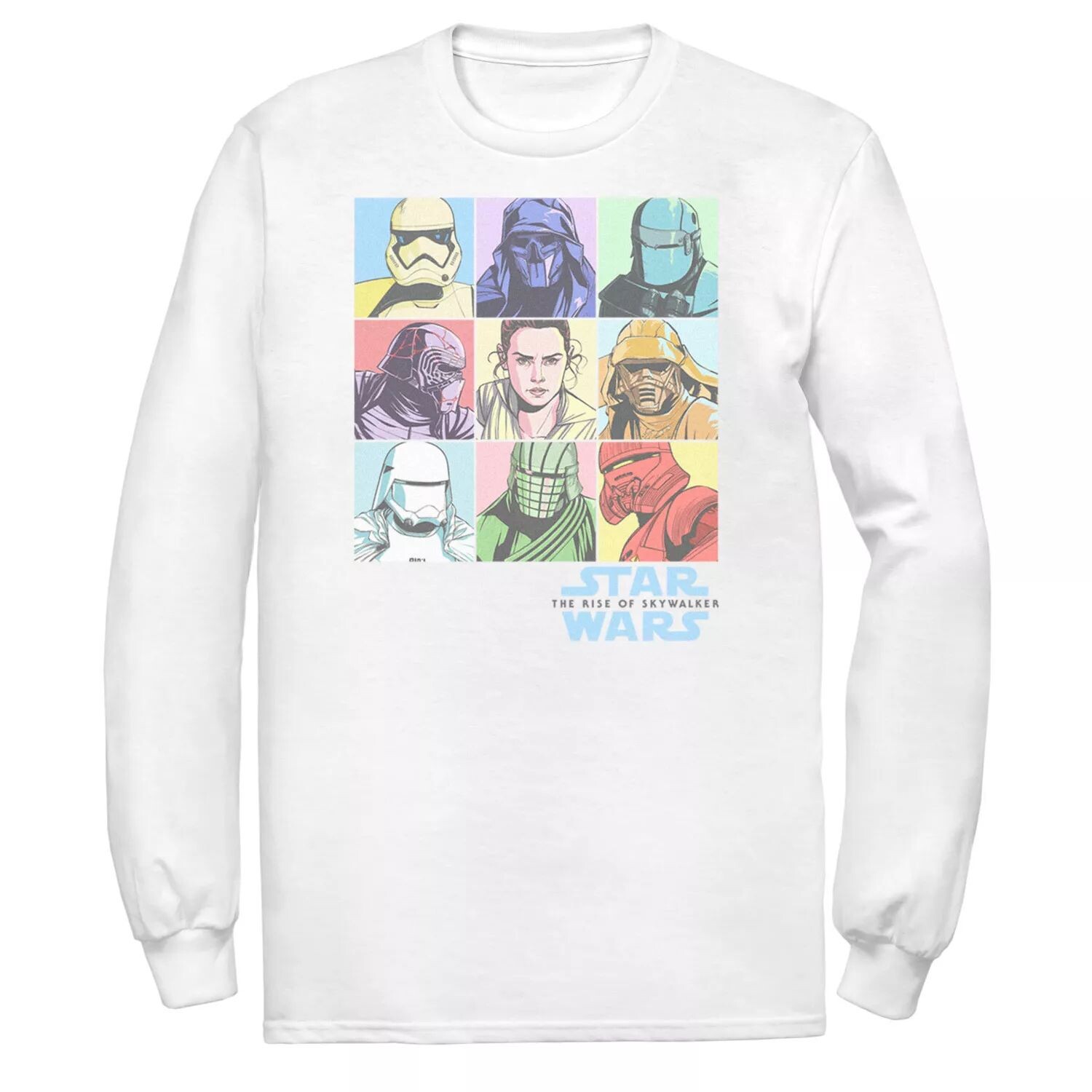 Мужская футболка с изображением пастельной коробки «Звездные войны: Скайуокер. Восход» Licensed Character
Мужская футболка с изображением пастельной коробки «Звездные войны: Скайуокер. Восход» Licensed Character