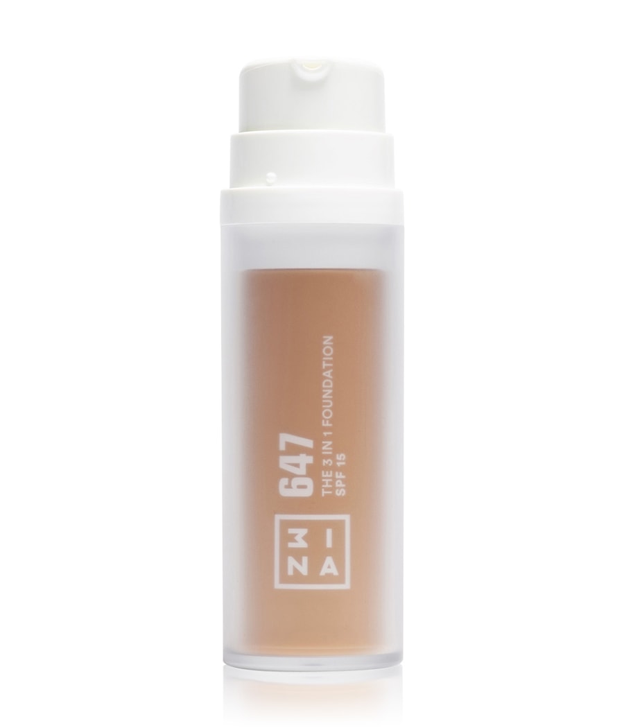 Жидкая основа 3INA The 3 in 1 Foundation SPF 15, Nr. 647 - Medium gold, 30 ml
Жидкая основа 3INA The 3 in 1 Foundation SPF 15, Nr. 647 - Medium gold, 30 ml
