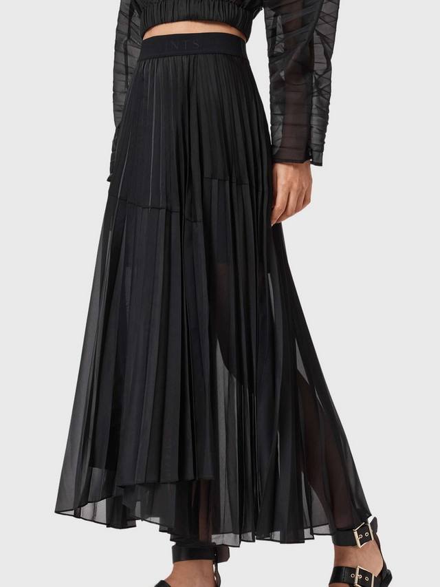 Юбка миди Micaela в складку AllSaints, Black
Юбка миди Micaela в складку AllSaints, Black