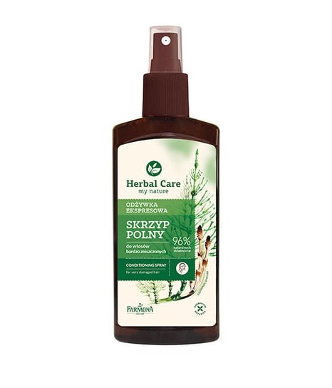 Экспресс-спрей-кондиционер для хвоща - для очень поврежденных волос, 200 мл Farmona, Herbal Care 
Экспресс-спрей-кондиционер для хвоща - для очень поврежденных волос, 200 мл Farmona, Herbal Care