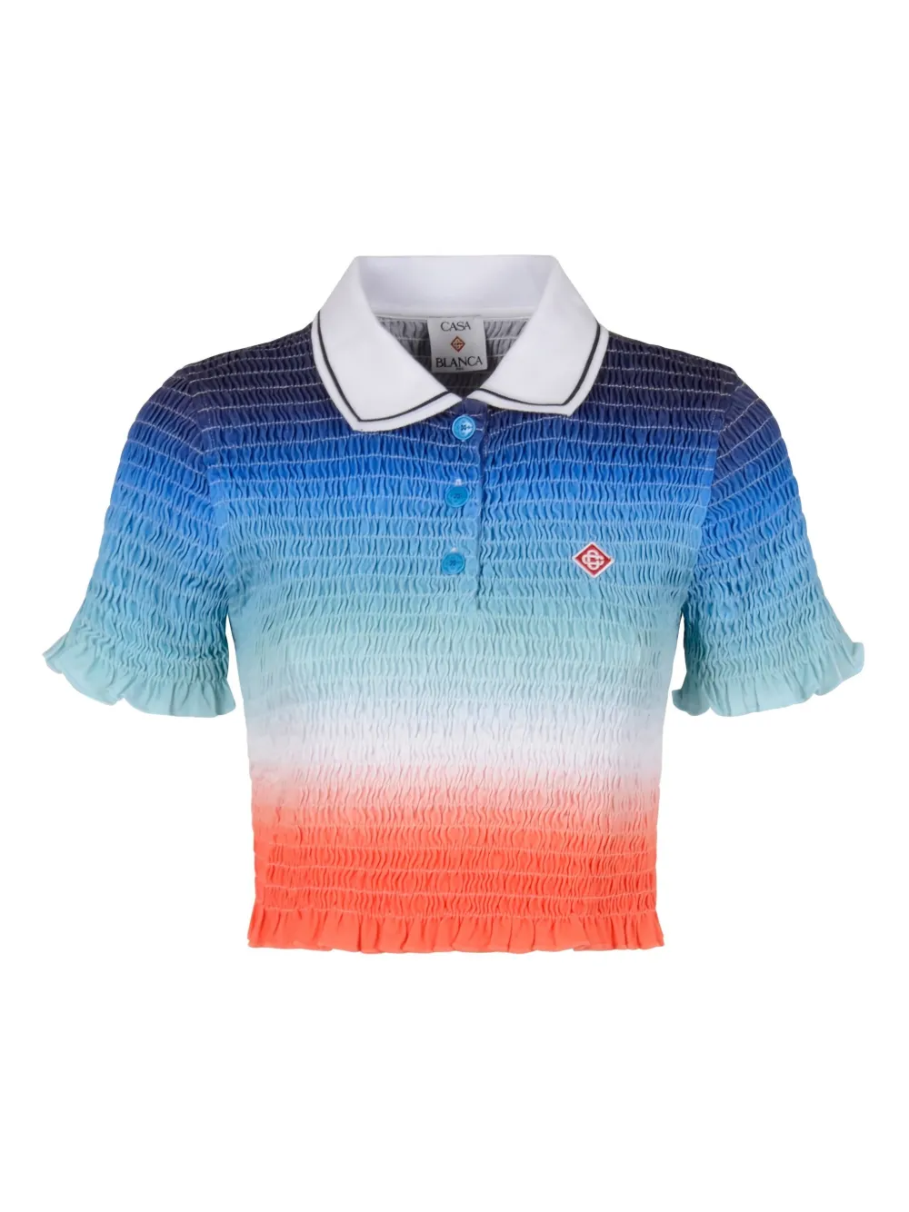 Рубашка поло со сборками CASABLANCA, синий
Рубашка поло со сборками CASABLANCA, синий