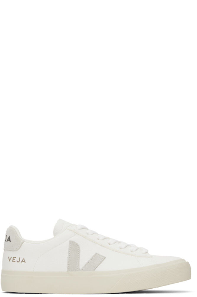 Белые и серые кожаные кроссовки Campo VEJA
Белые и серые кожаные кроссовки Campo VEJA