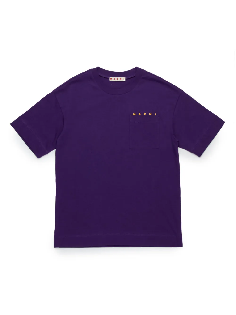 Футболка с логотипом Marni Kids, фиолетовый 
Футболка с логотипом Marni Kids, фиолетовый