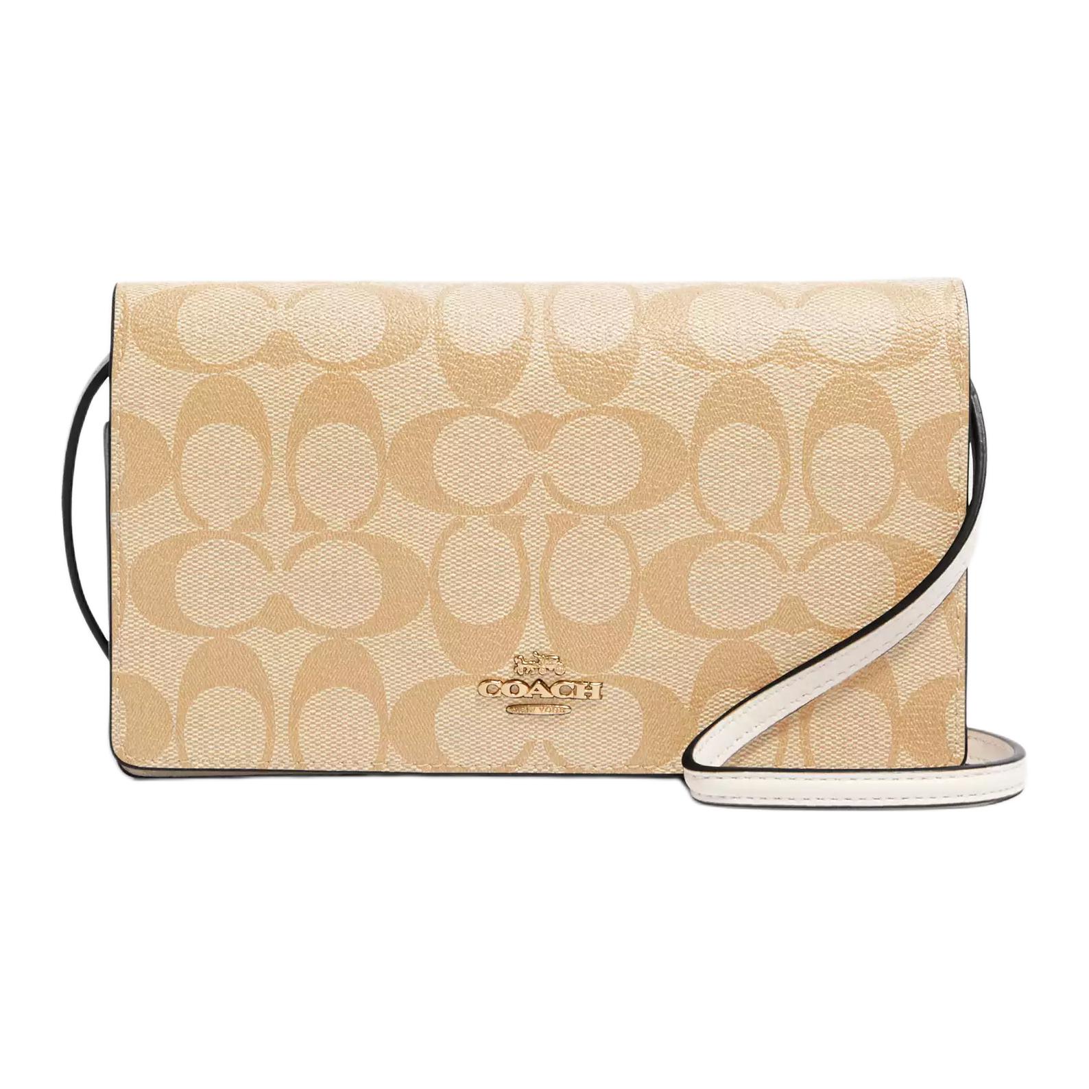 COACH Сумка кроссбоди с кожаными вставками и монограммой
COACH Сумка кроссбоди с кожаными вставками и монограммой