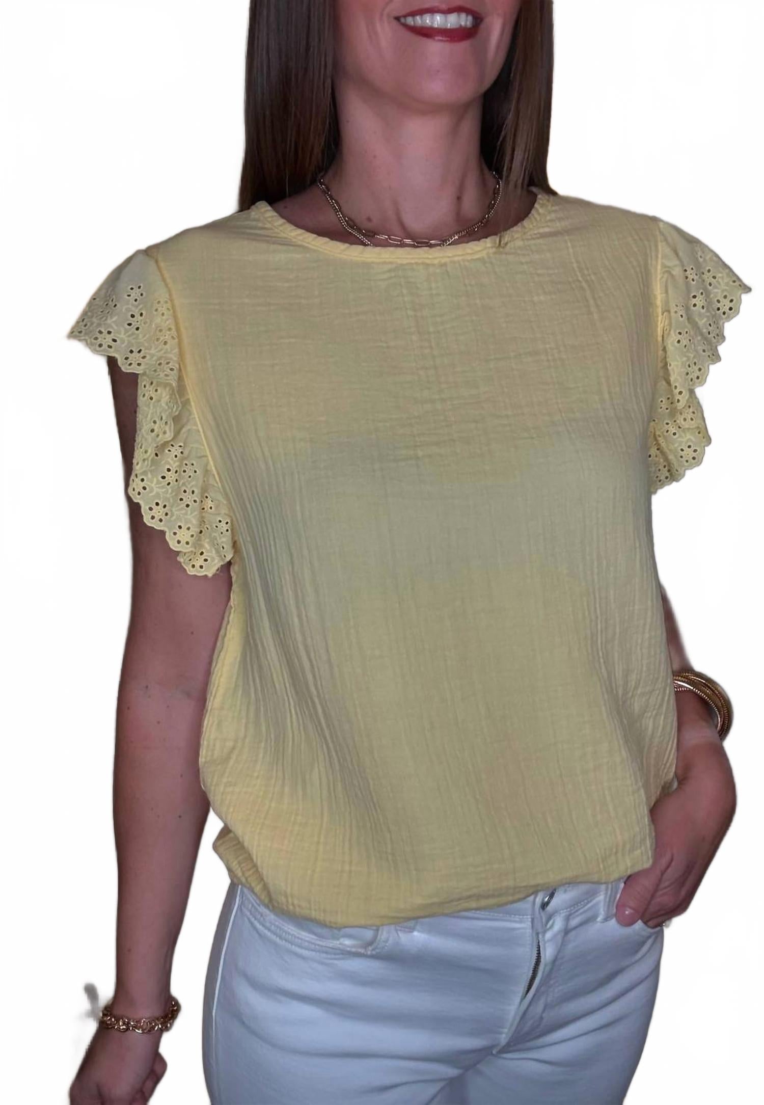 Футболка Presley в светло-желтом цвете Dylan
Футболка Presley в светло-желтом цвете Dylan