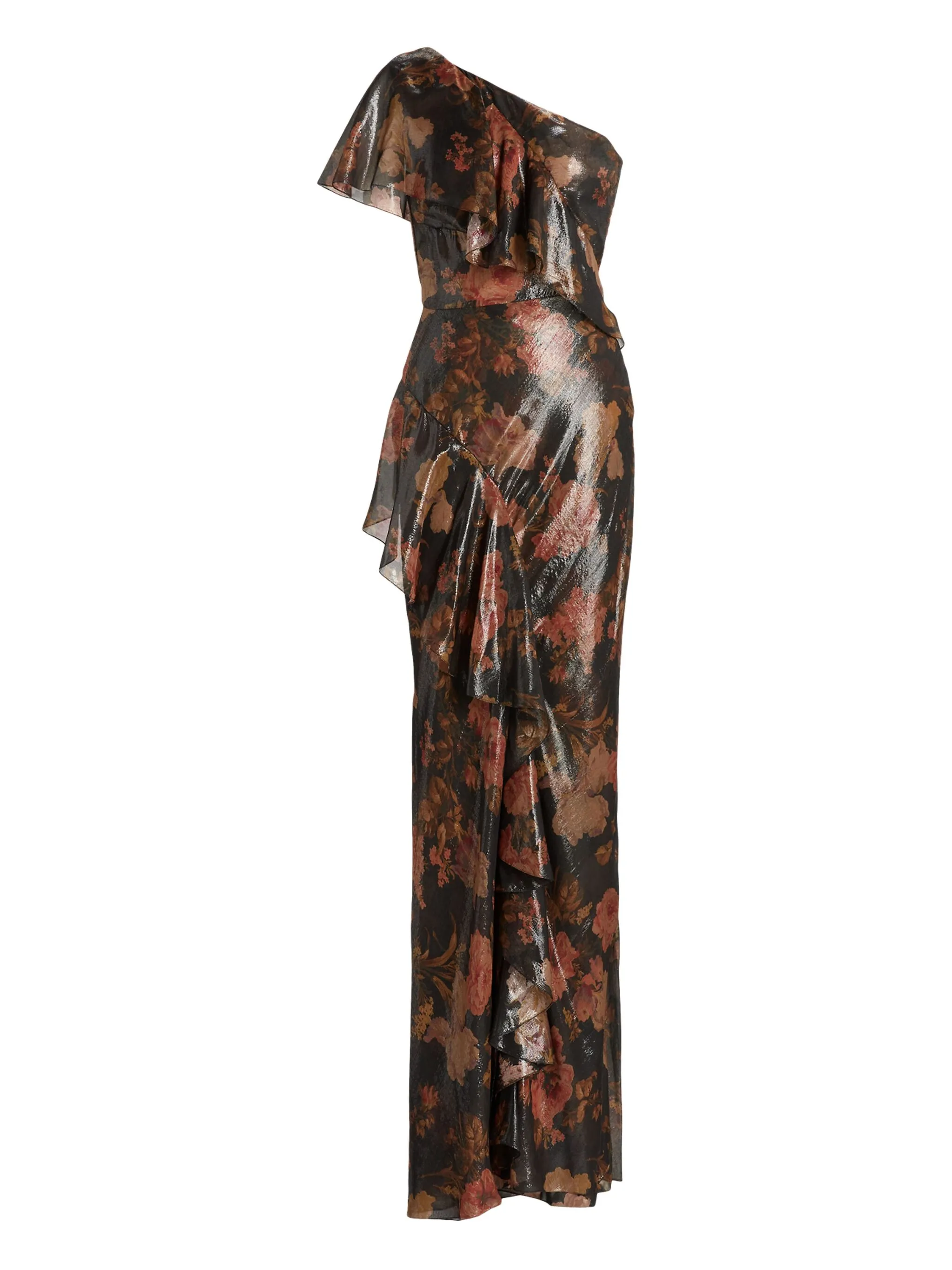 Платье макси на одно плечо с оборками Ralph Lauren Collection, черный
Платье макси на одно плечо с оборками Ralph Lauren Collection, черный