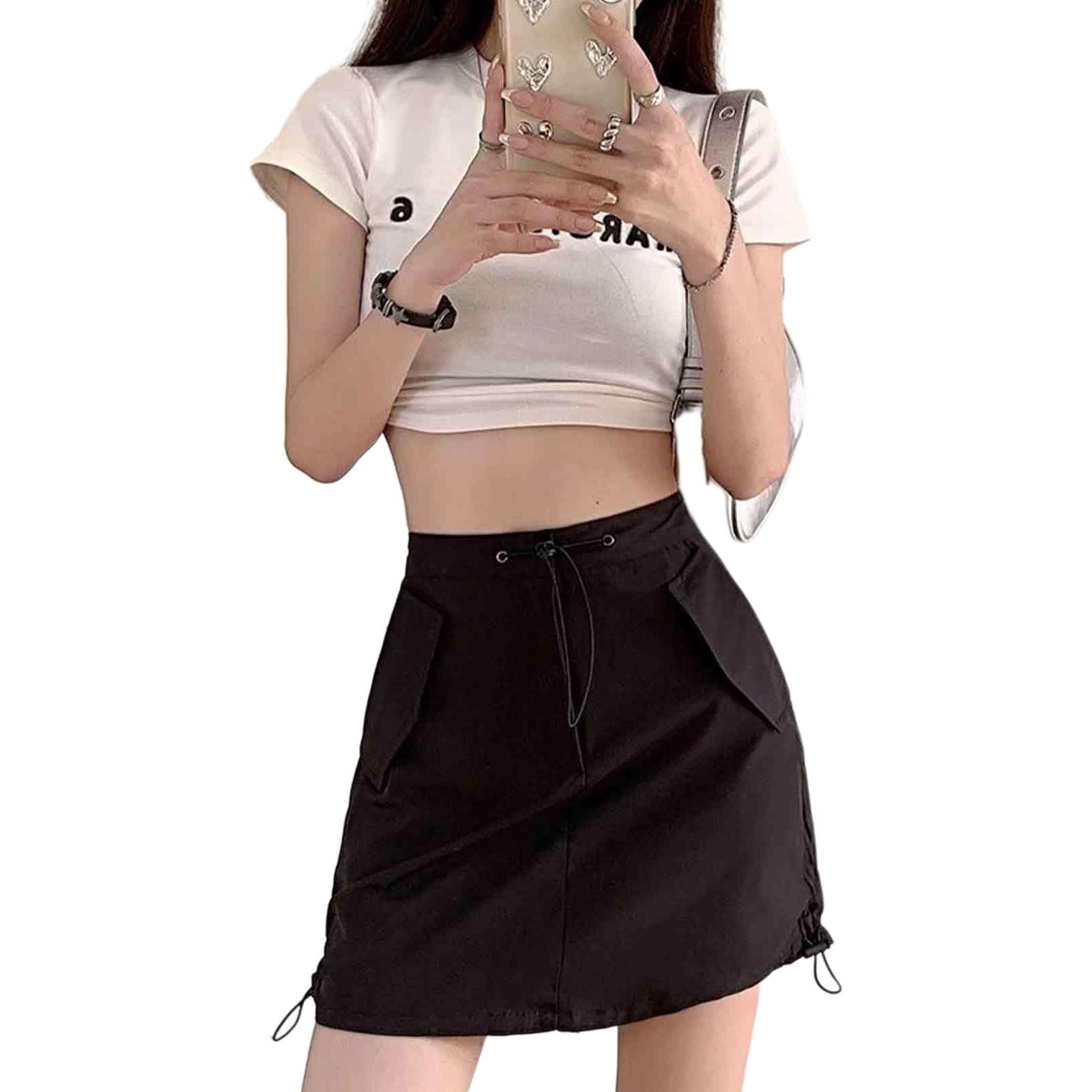 Короткая юбка-карго женская NEVER RULE, черный
Короткая юбка-карго женская NEVER RULE, черный